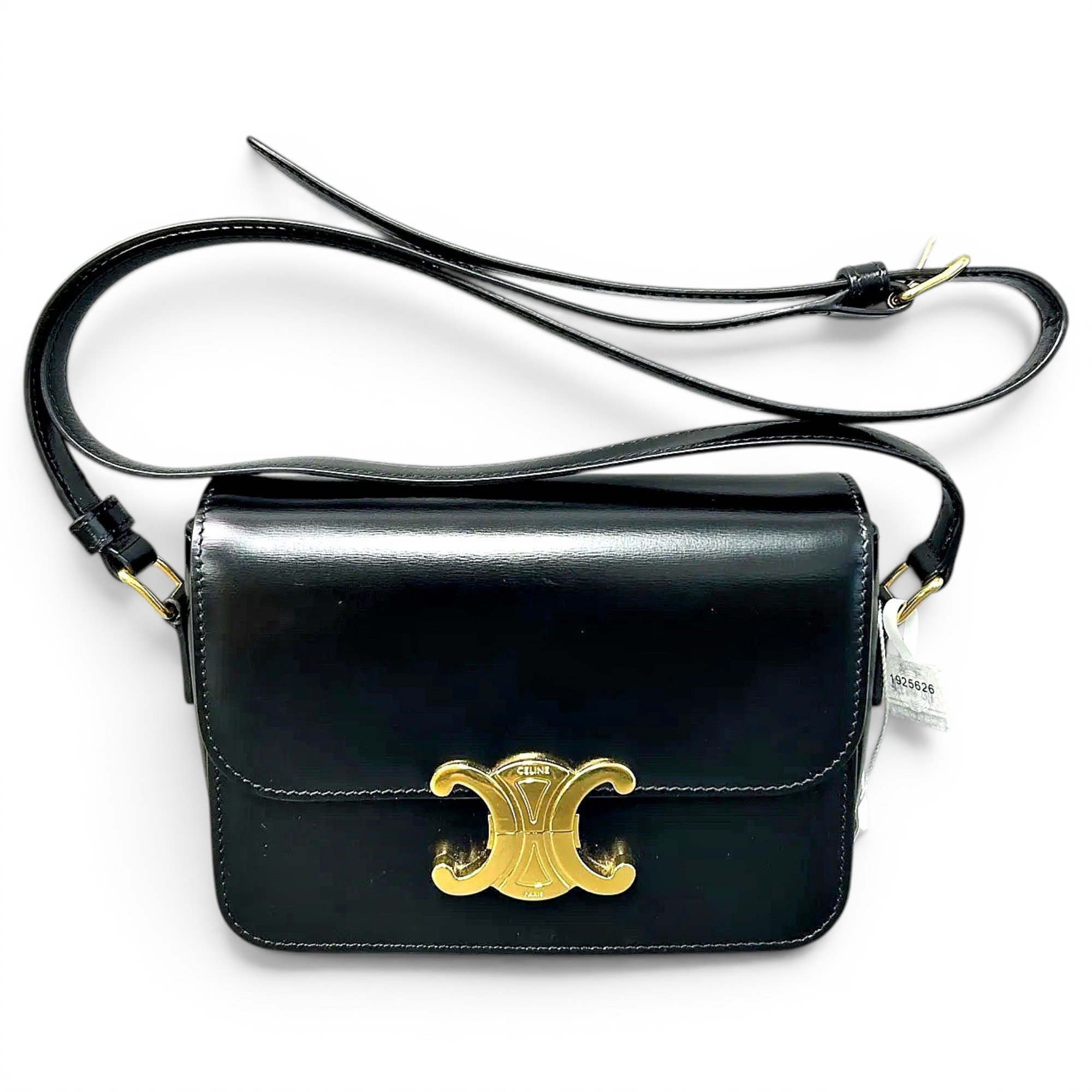 Triomphe leather handbag
