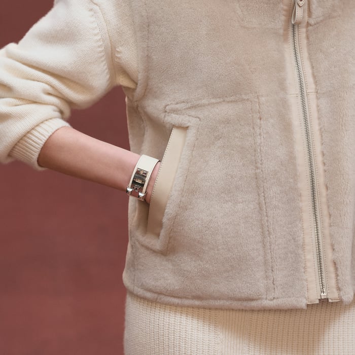 Beige Glaise Reversible Sleeveless Jacket