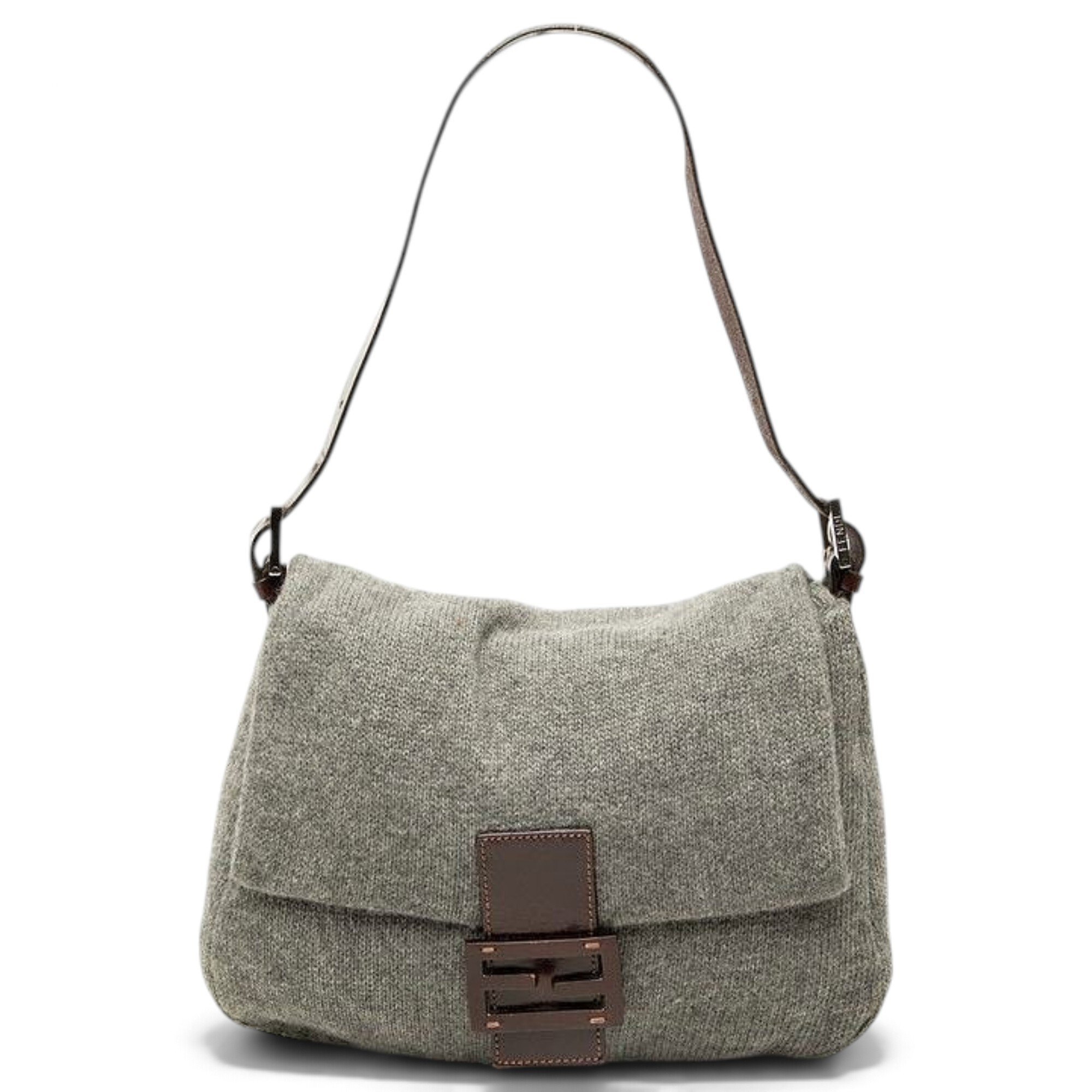 Pocket leather handbag