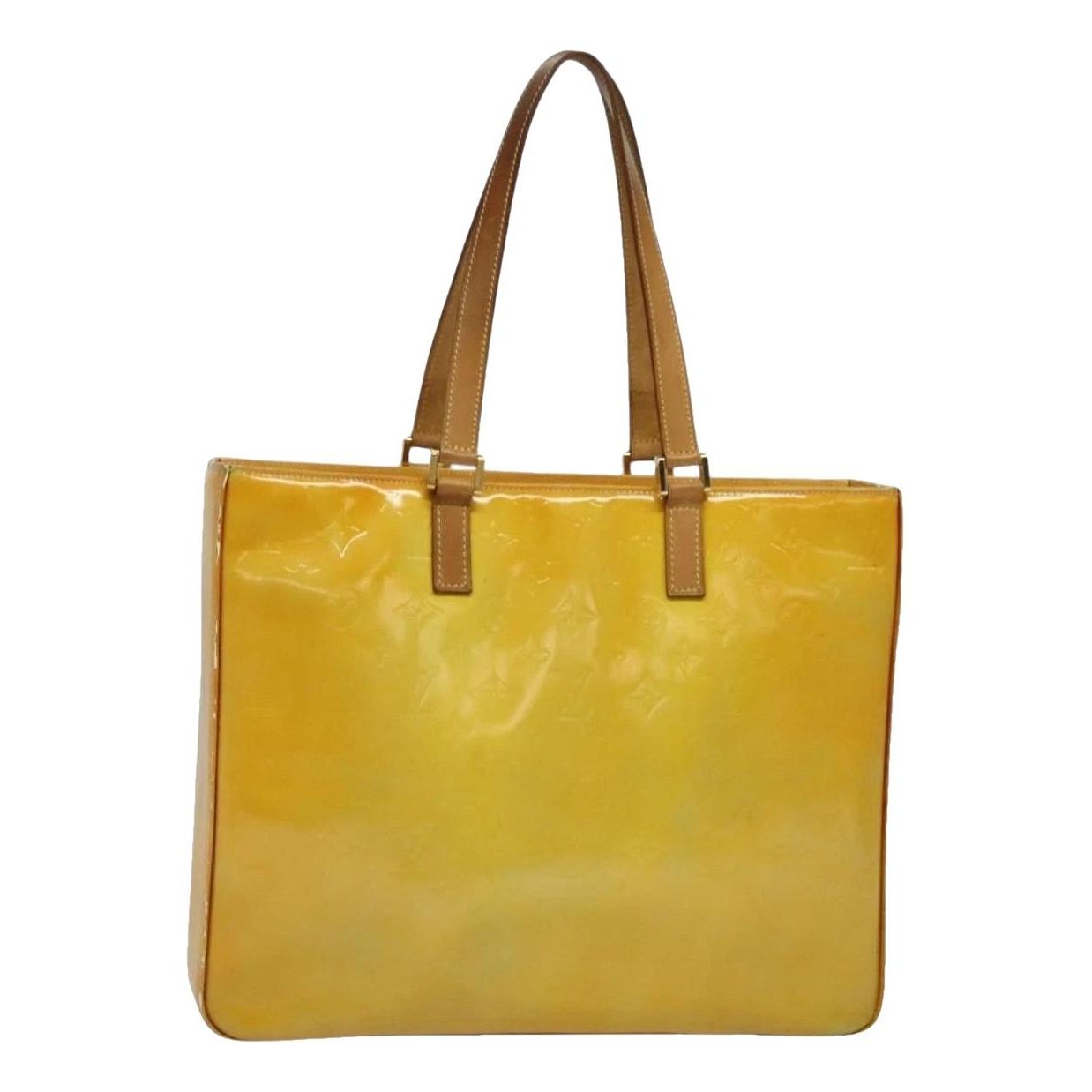 Columbus patent leather tote