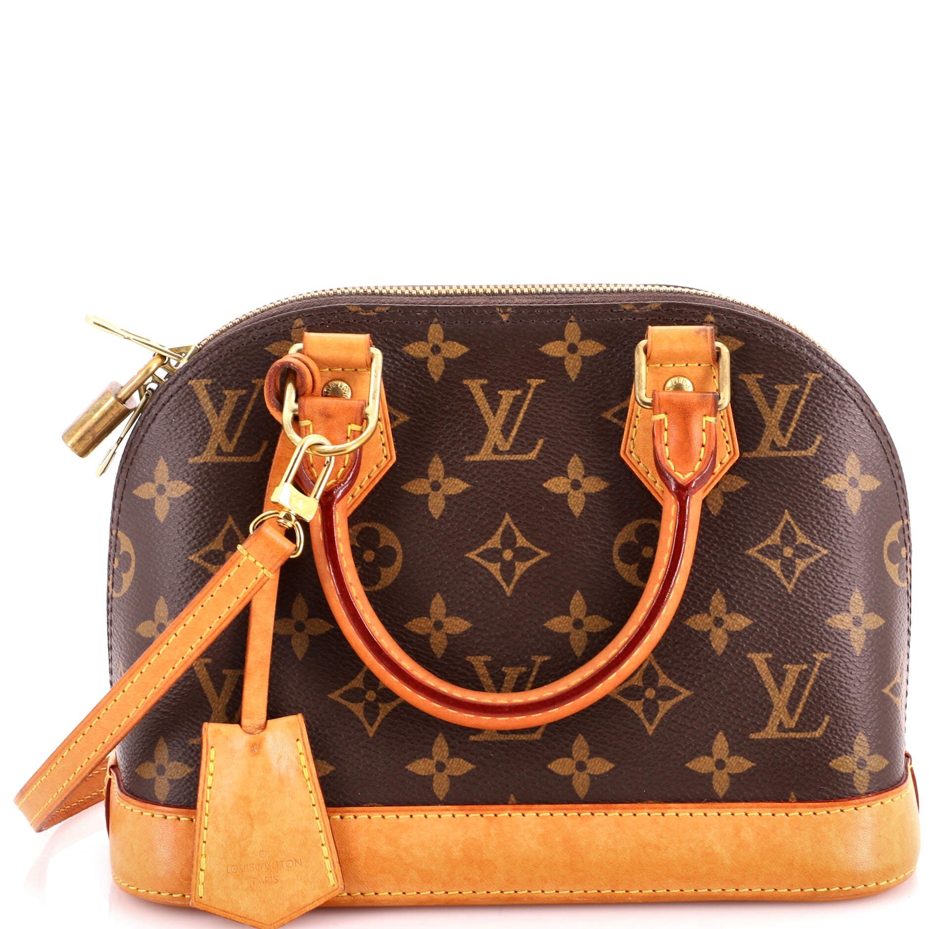 Alma Handbag Monogram Canvas BB