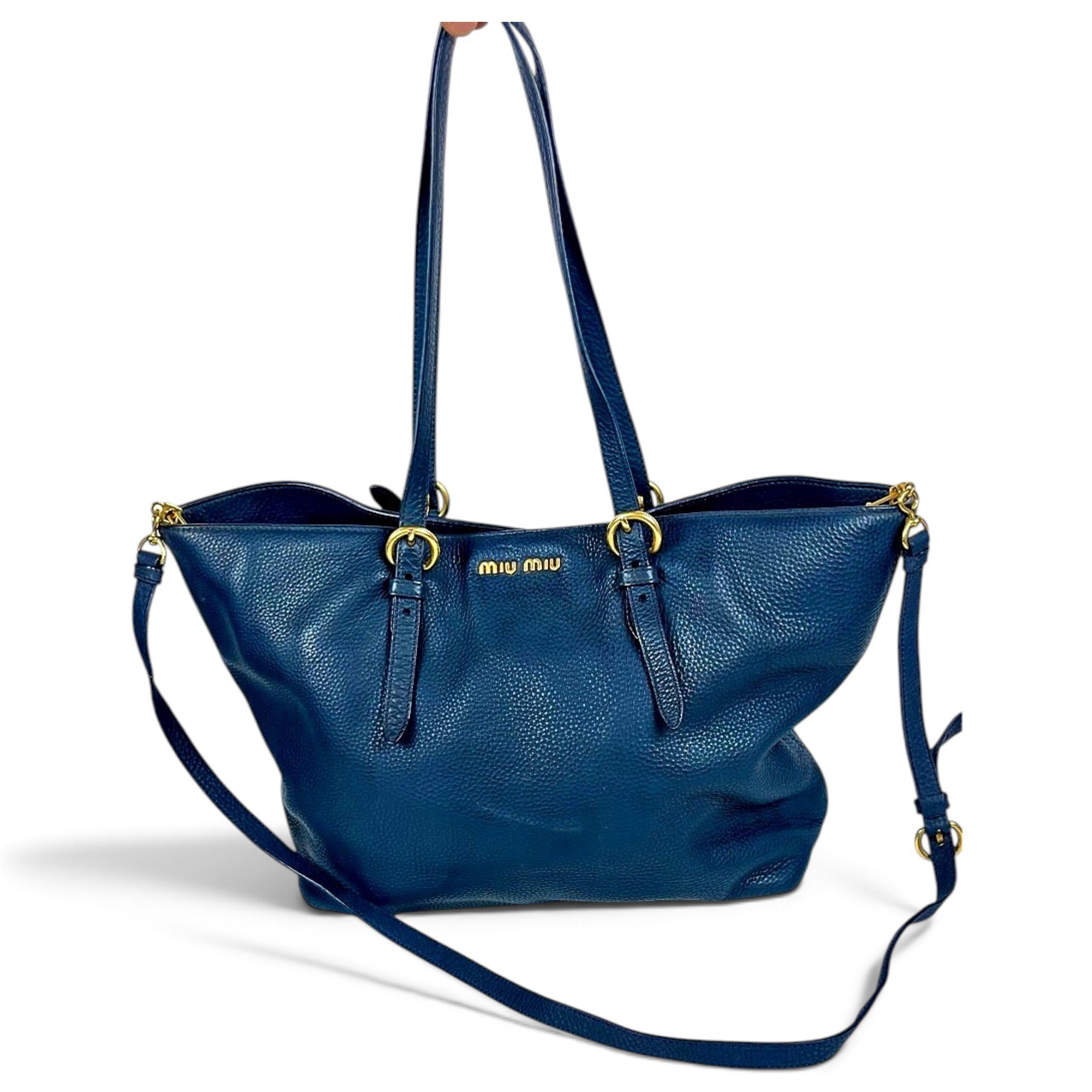 Leather tote