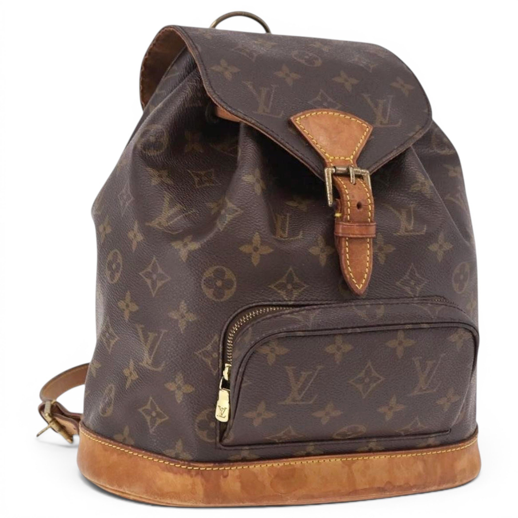 Montsouris leather backpack