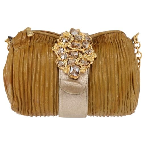 Patent leather handbag
