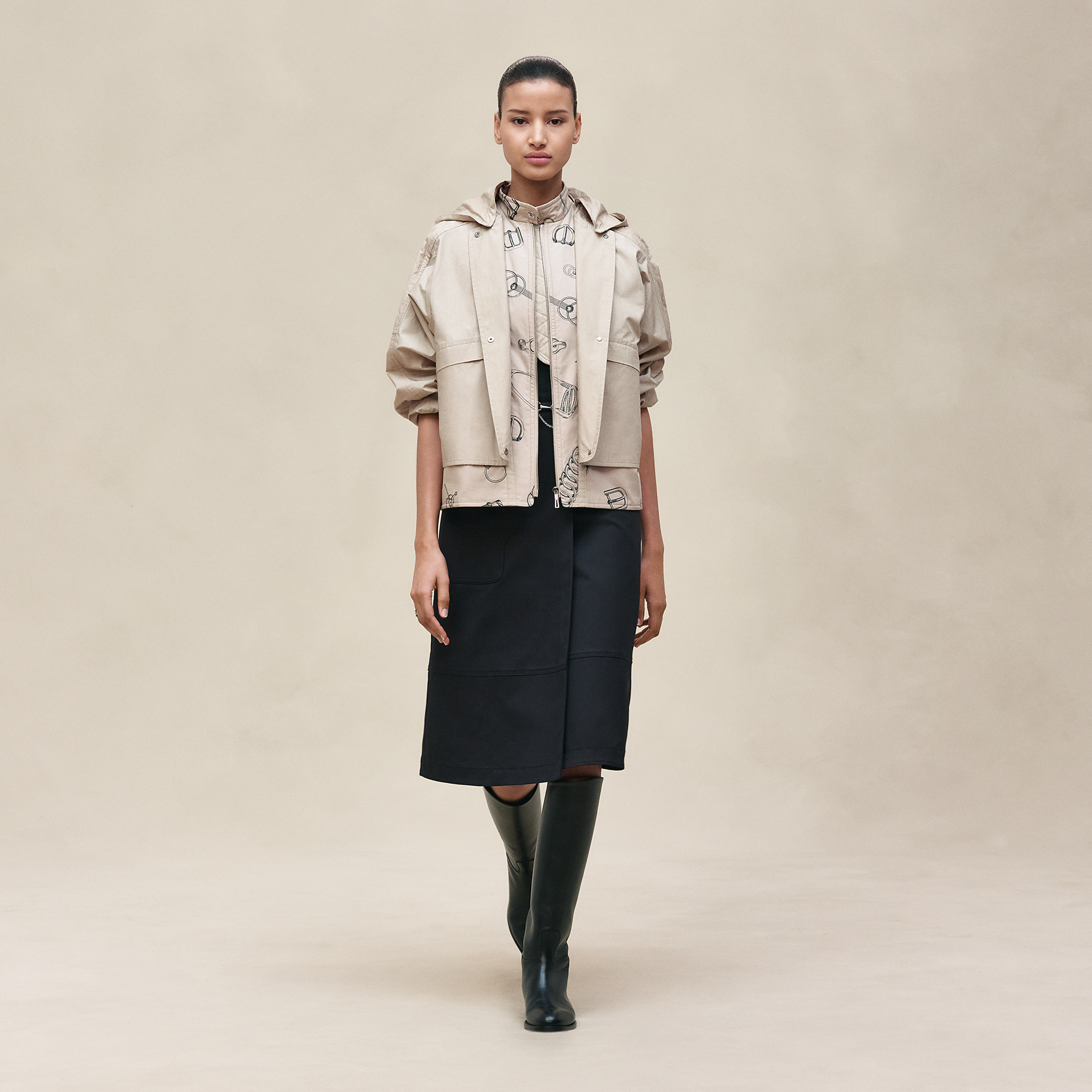 Blouson modulable imprimé « Cahier du Colporteur »
