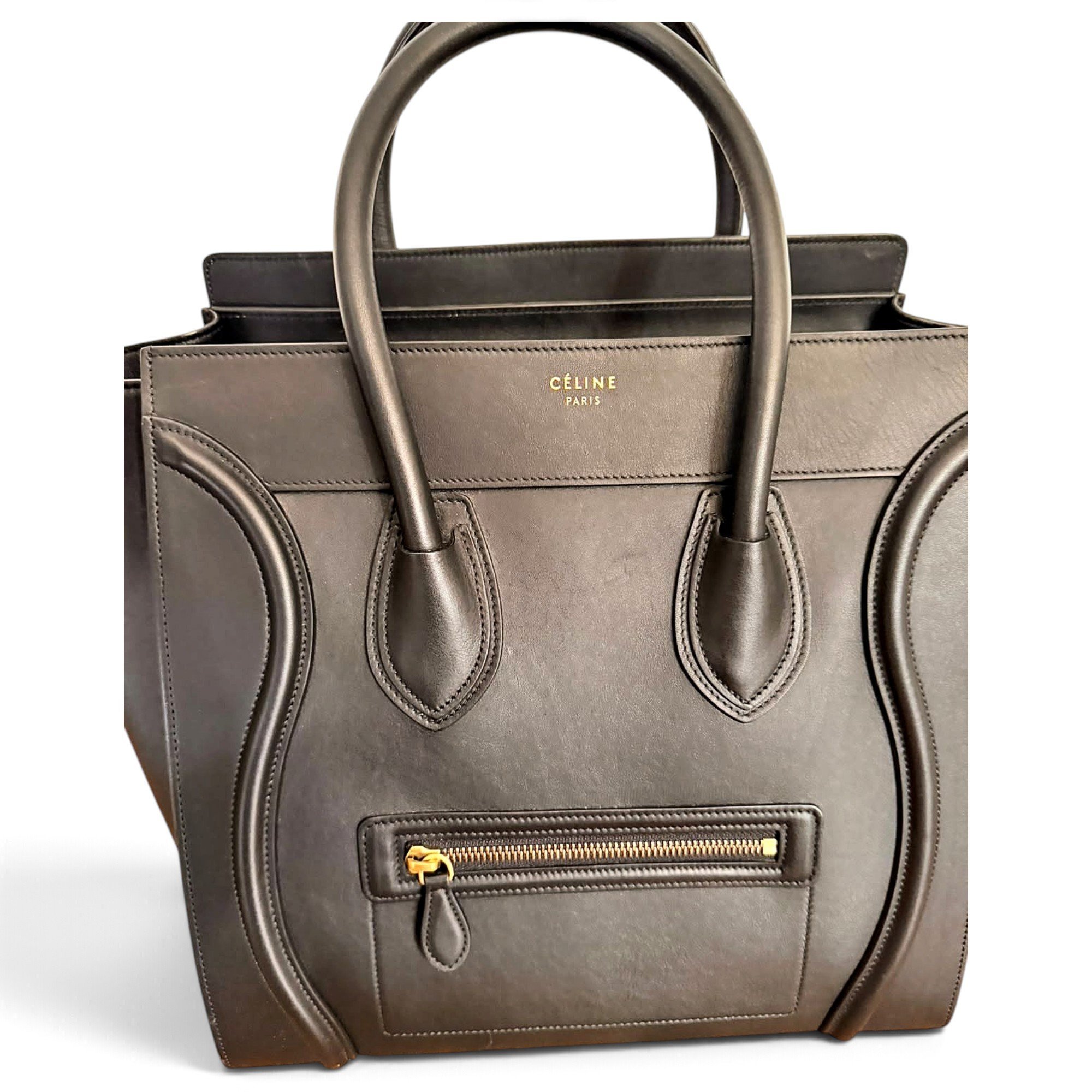 Luggage leather handbag