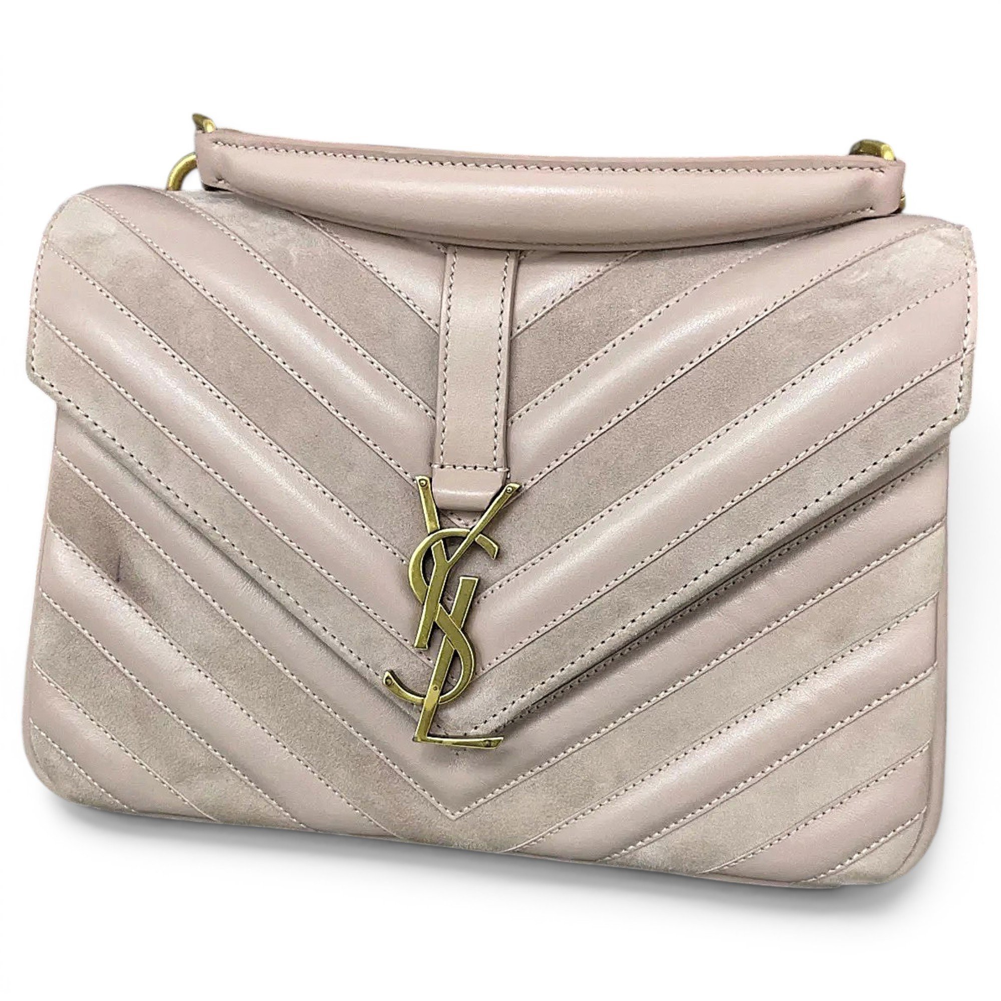 Collége monogramme leather crossbody bag