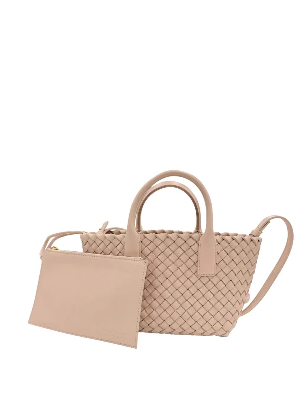 2022-2026 Mini Lambskin Intreccio Cabat Tote satchel
