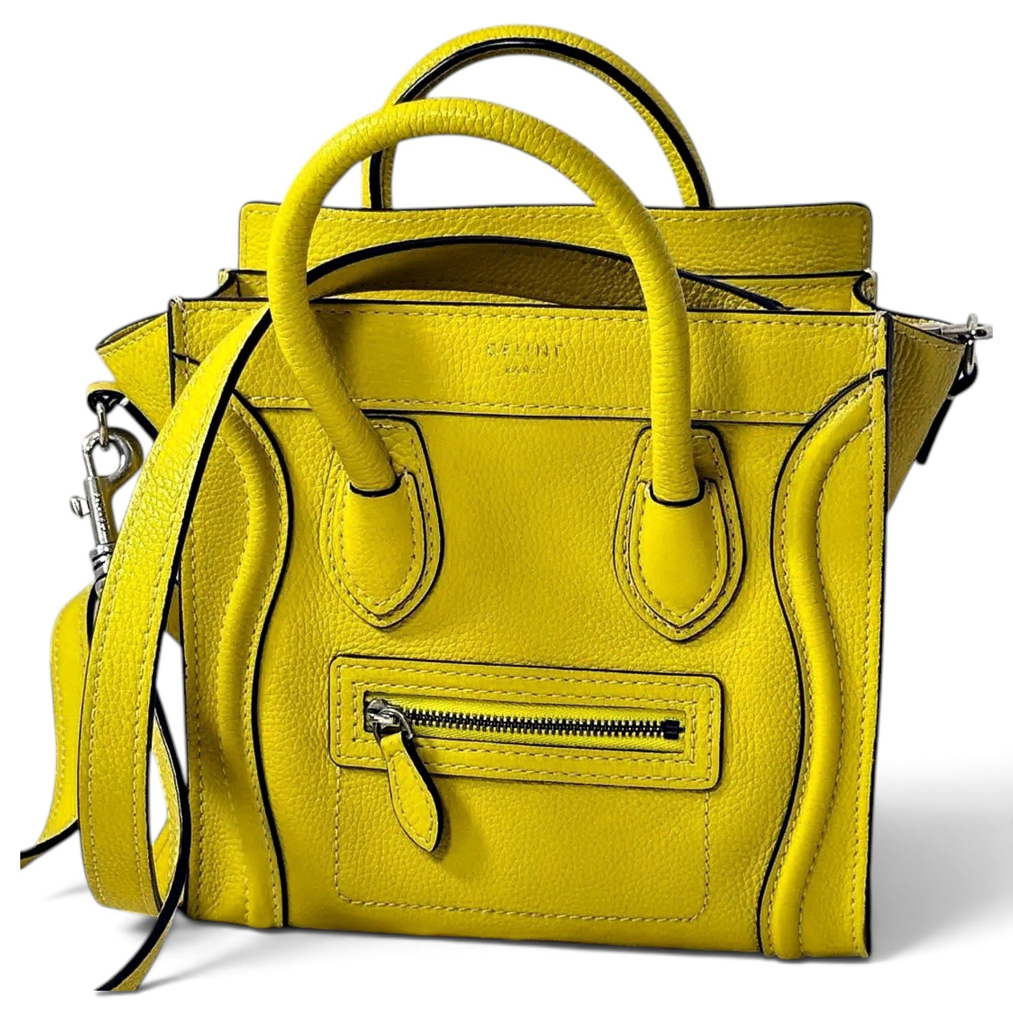Nano Luggage leather handbag