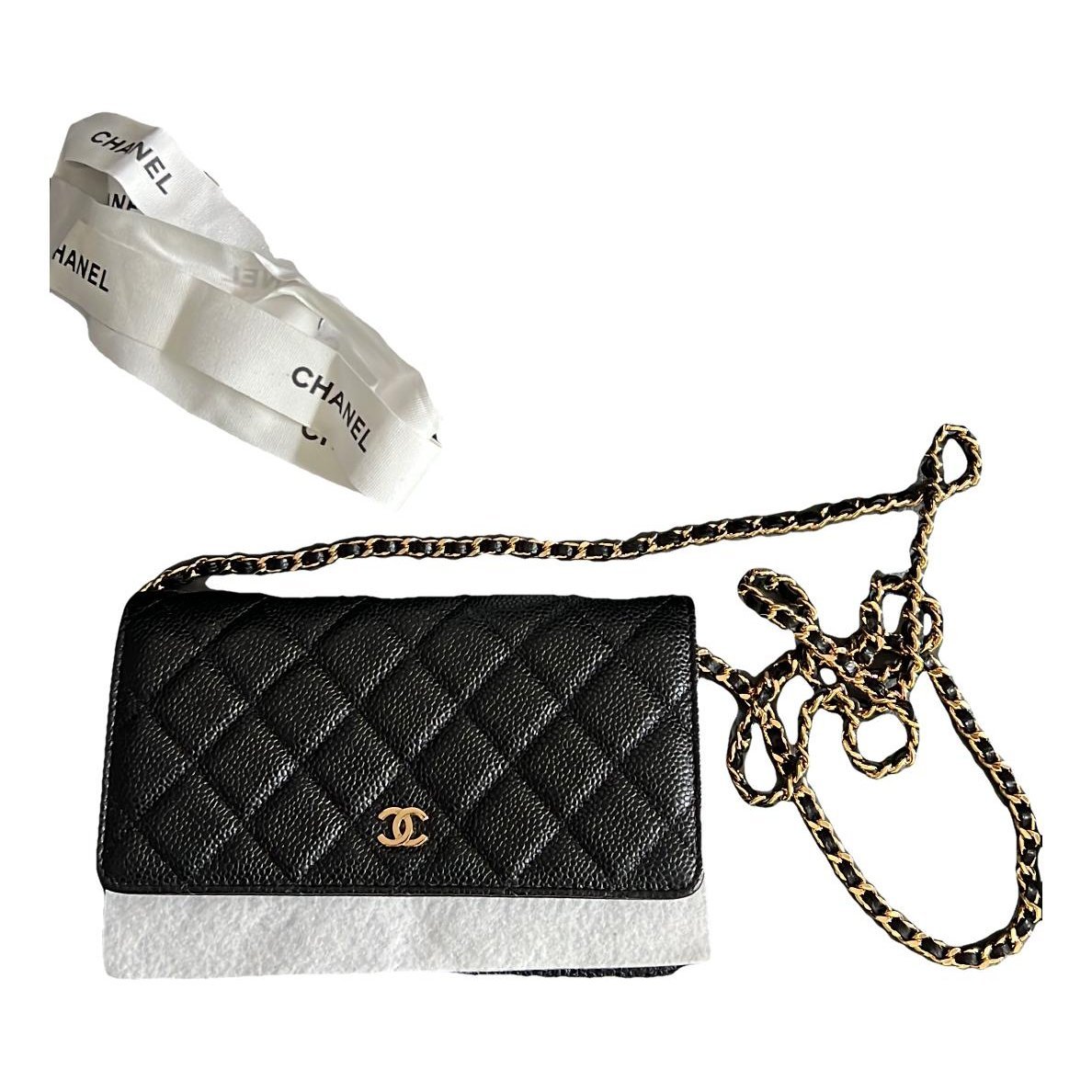 Wallet On Chain Timeless/Classique leather crossbody bag