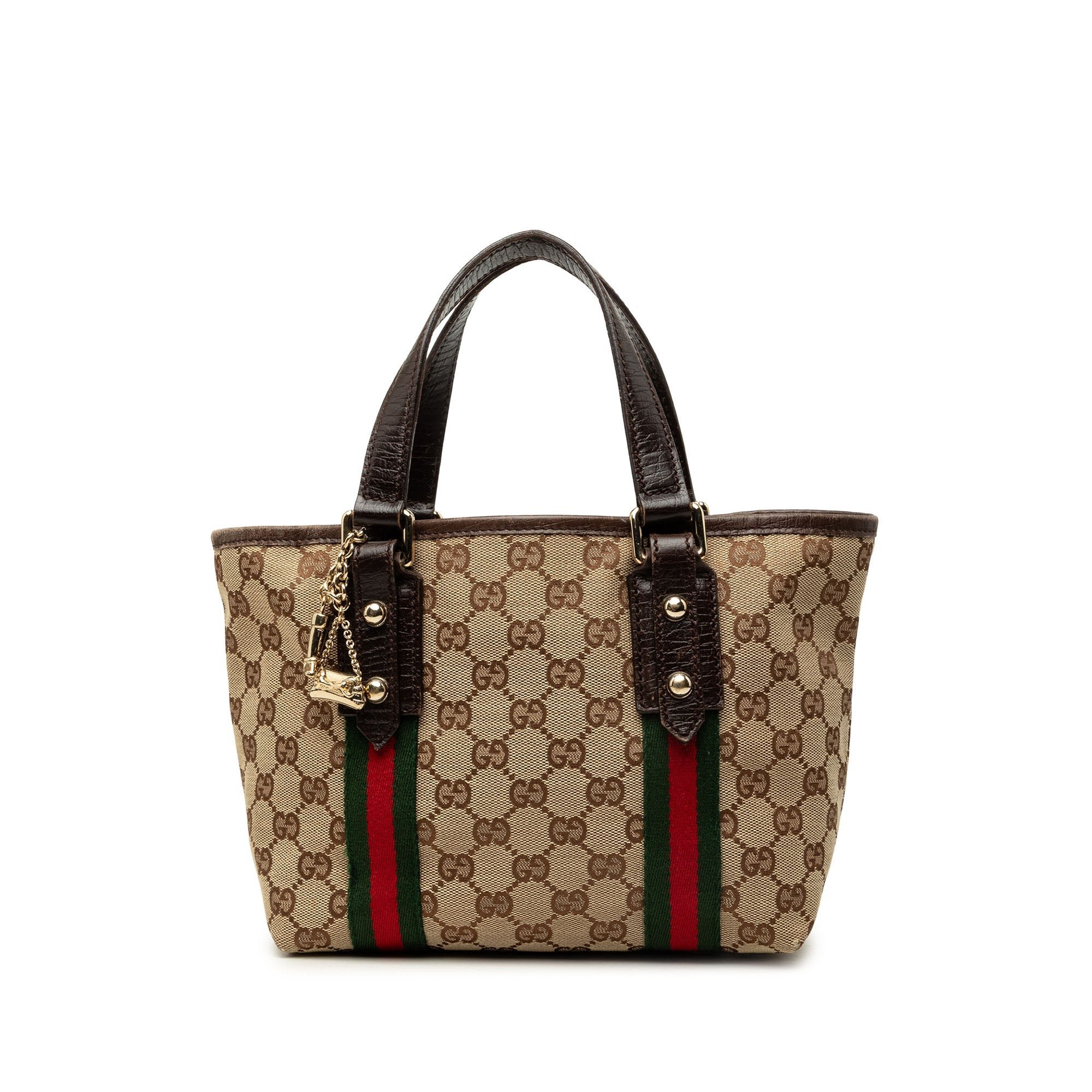 Gucci B leather handbag