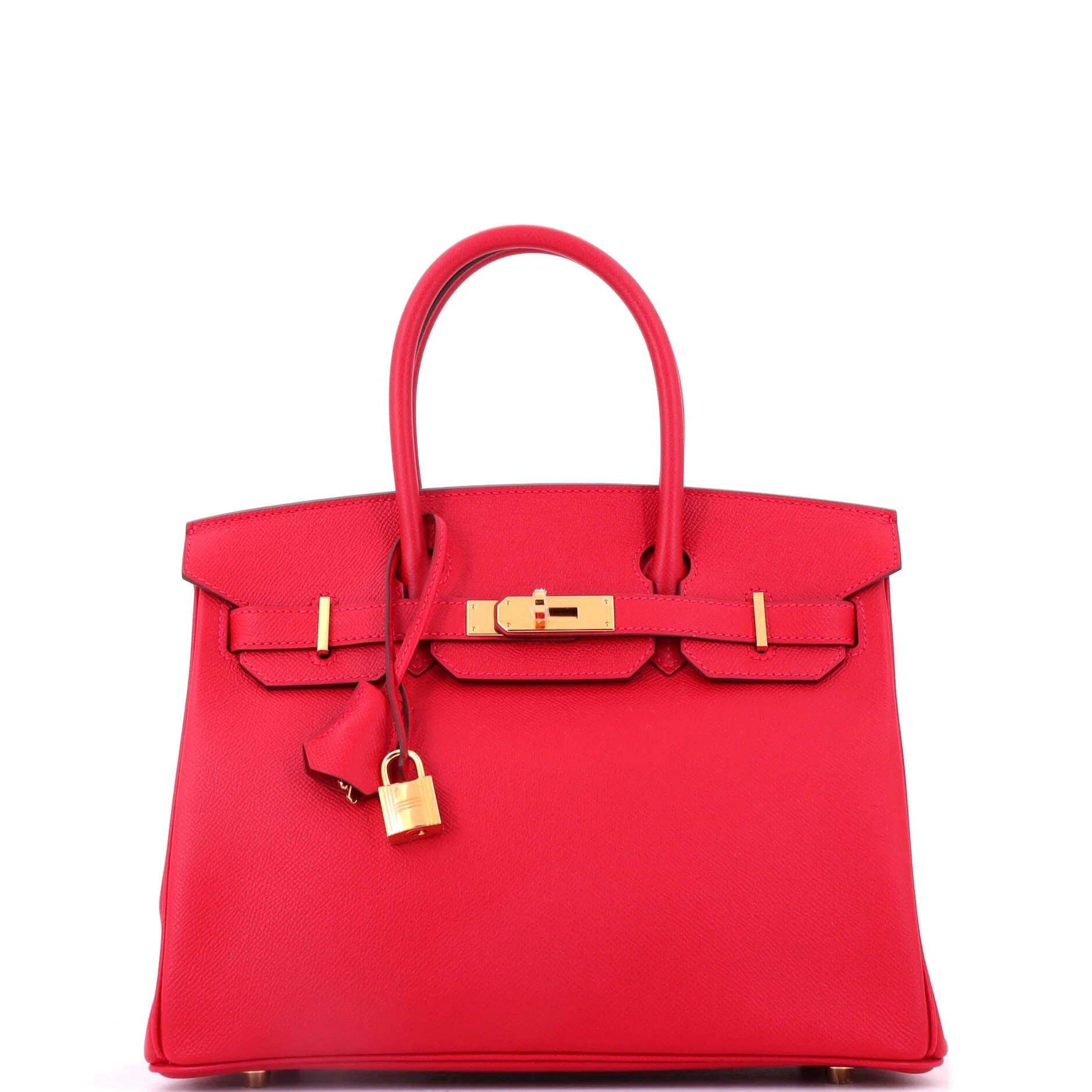 Birkin 30 leather handbag