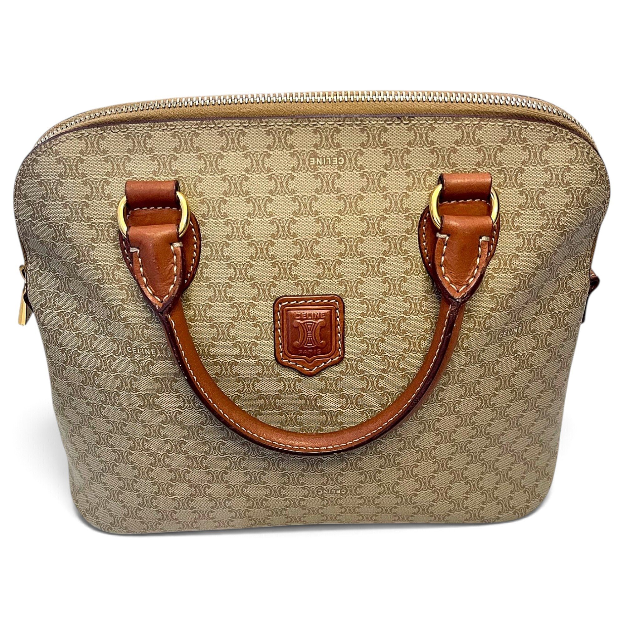 Cabas leather handbag