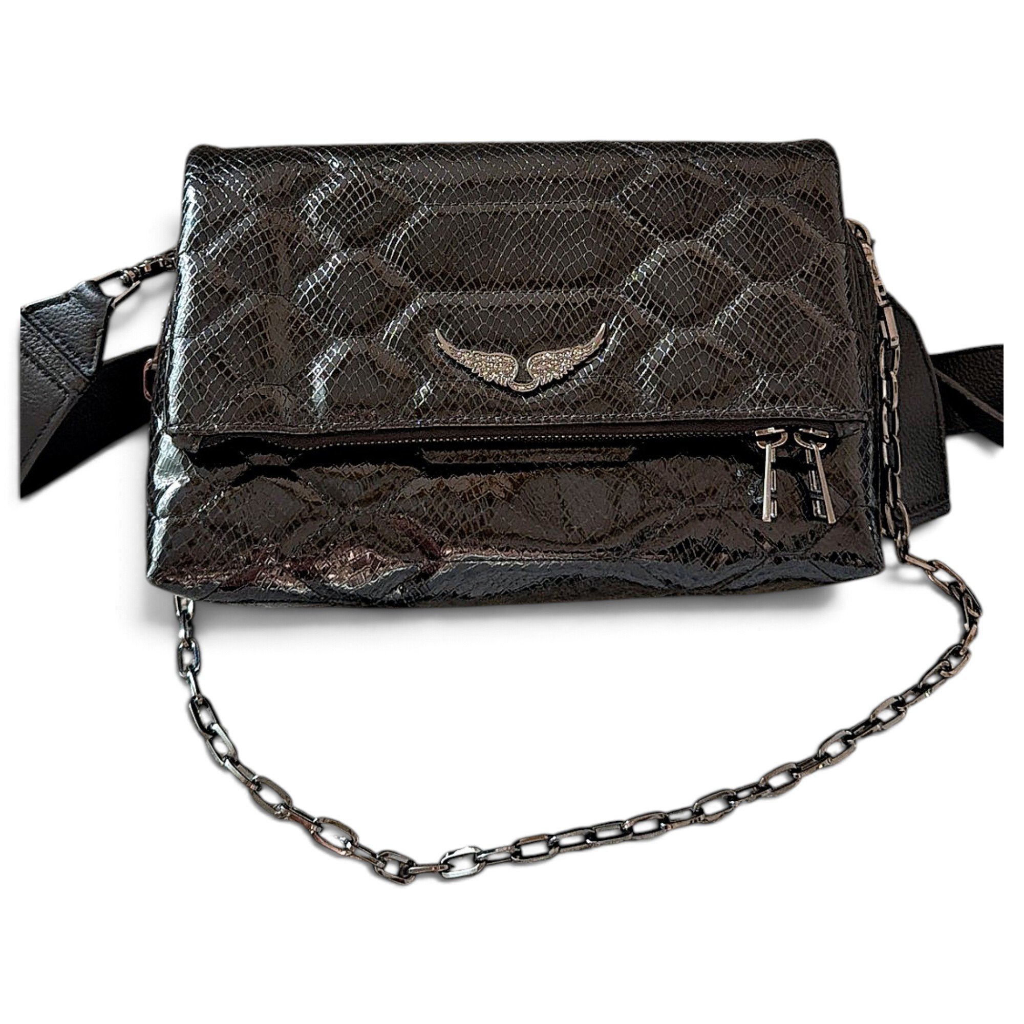 Leather crossbody bag