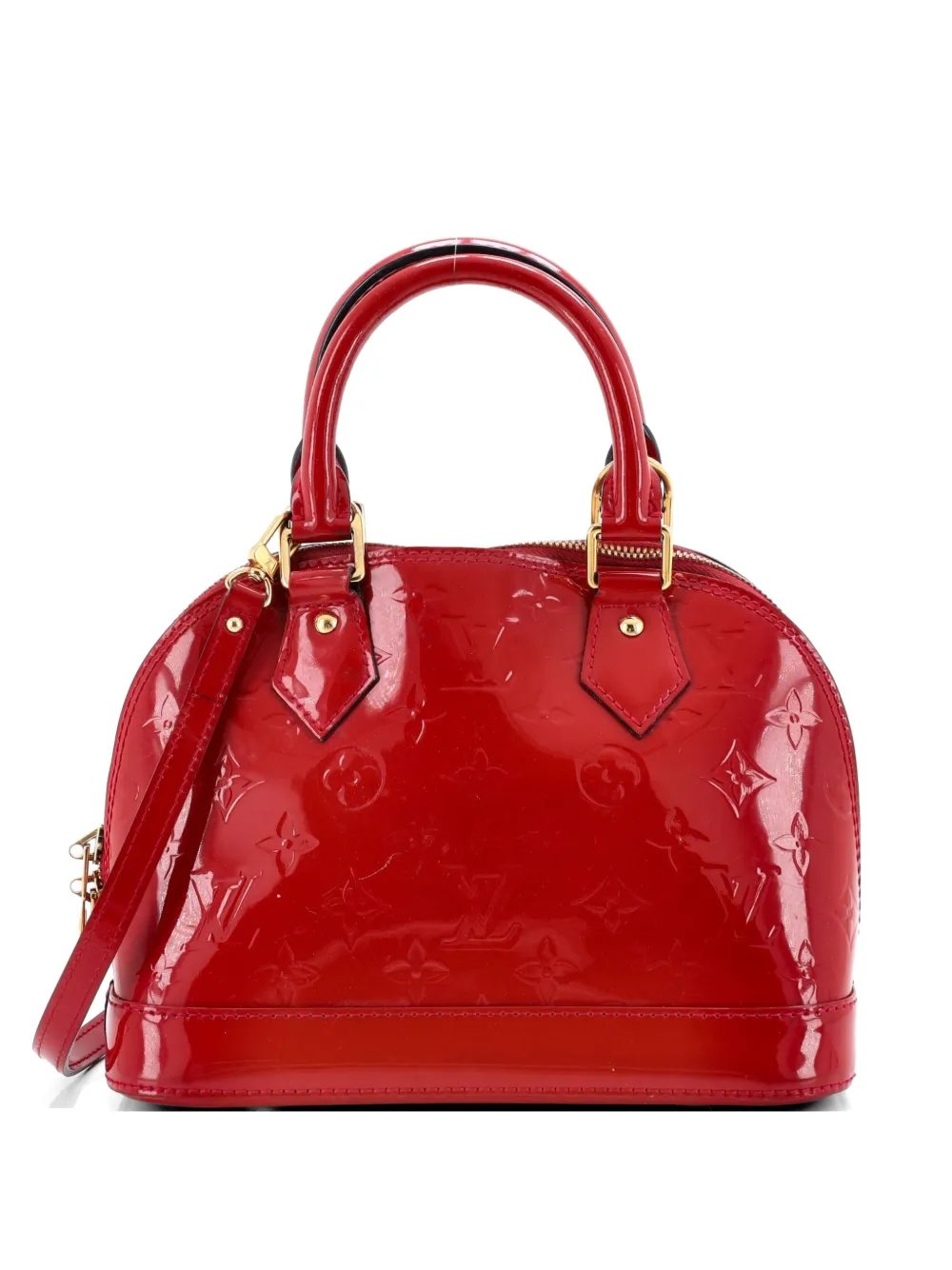 Alma Handbag Monogram Vernis BB shoulder bag