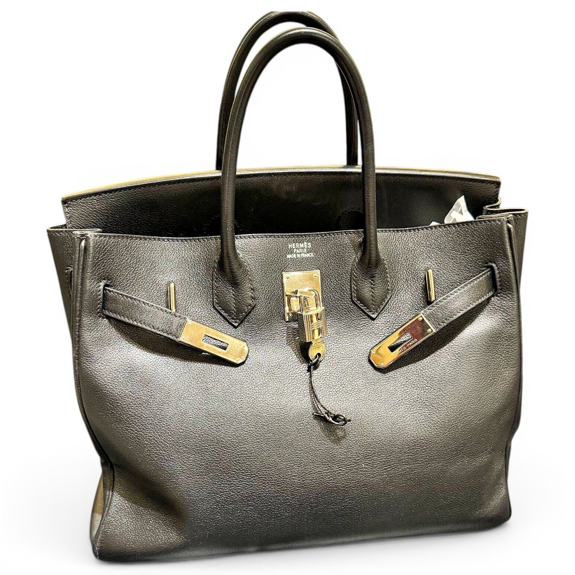 Haut à Courroies leather handbag