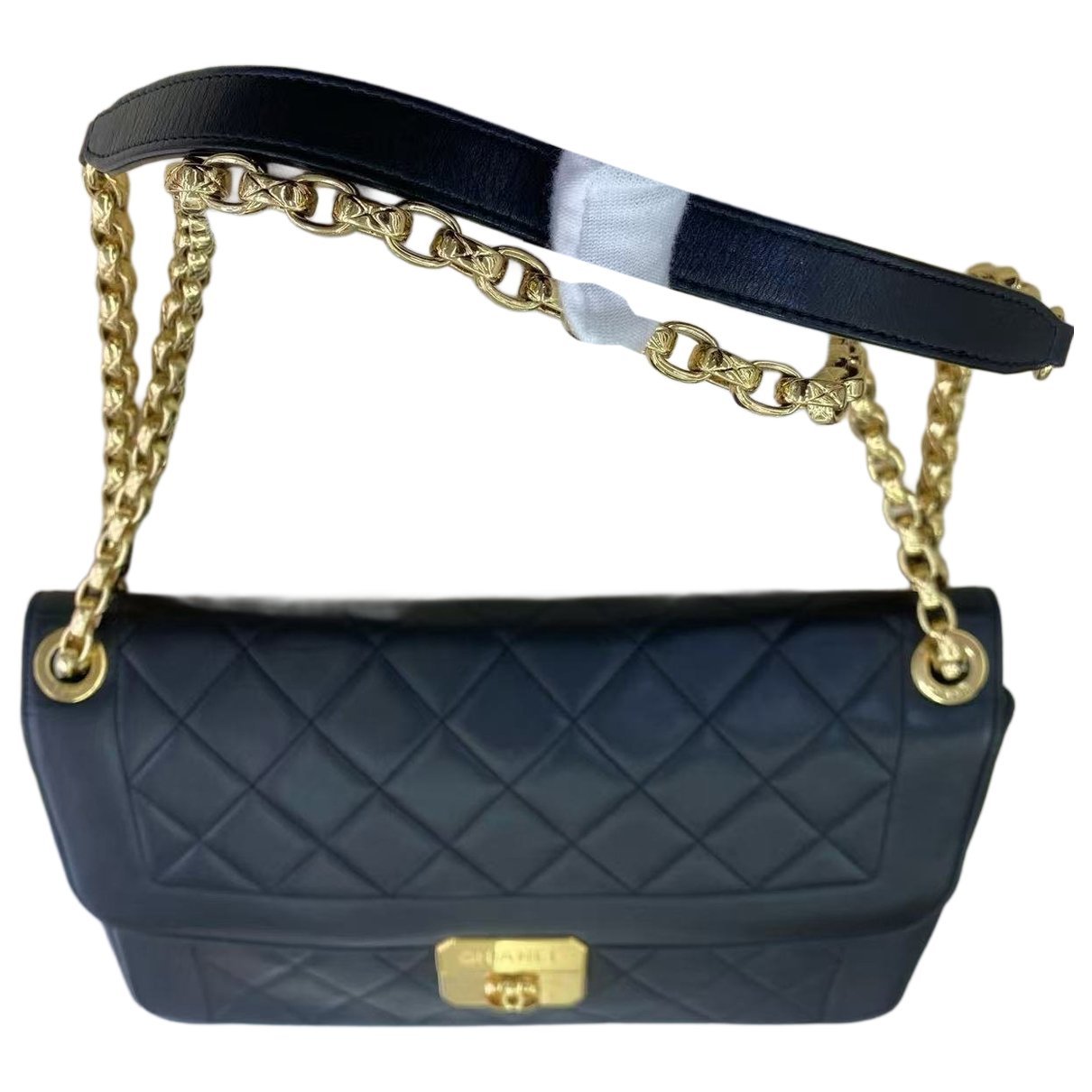 All About Chains leather handbag