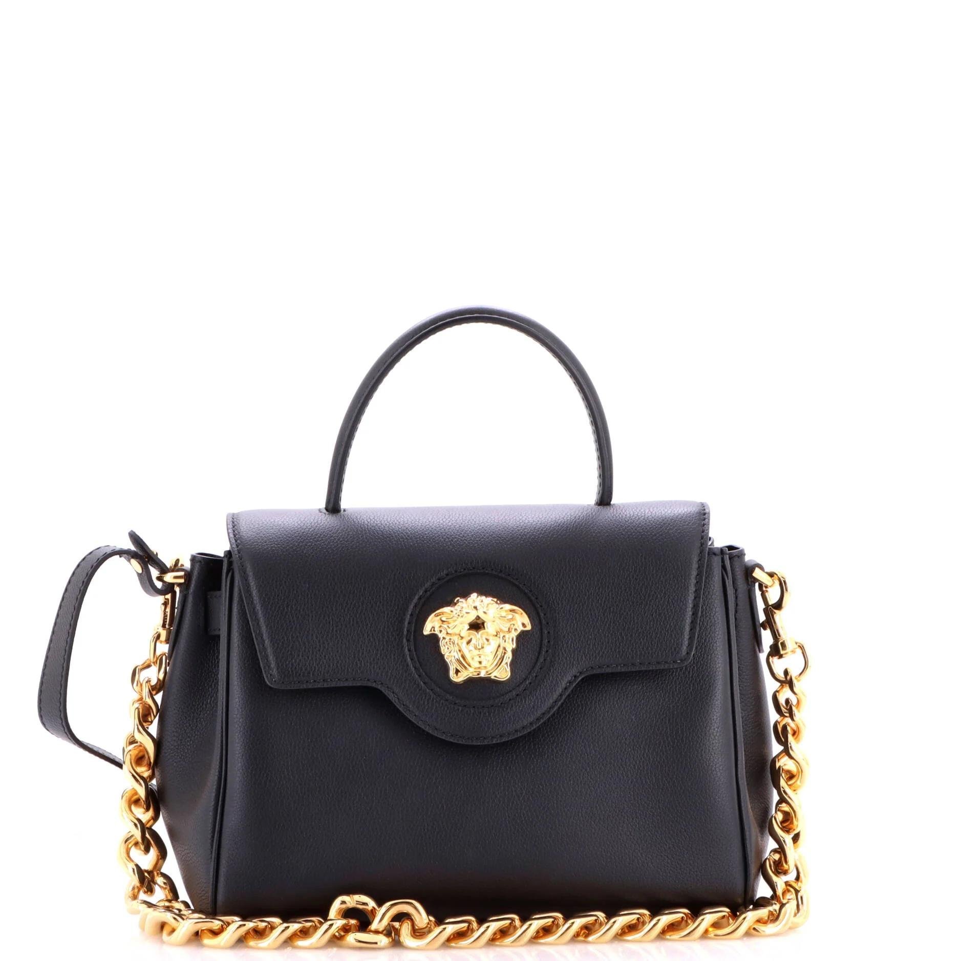 La Medusa leather handbag