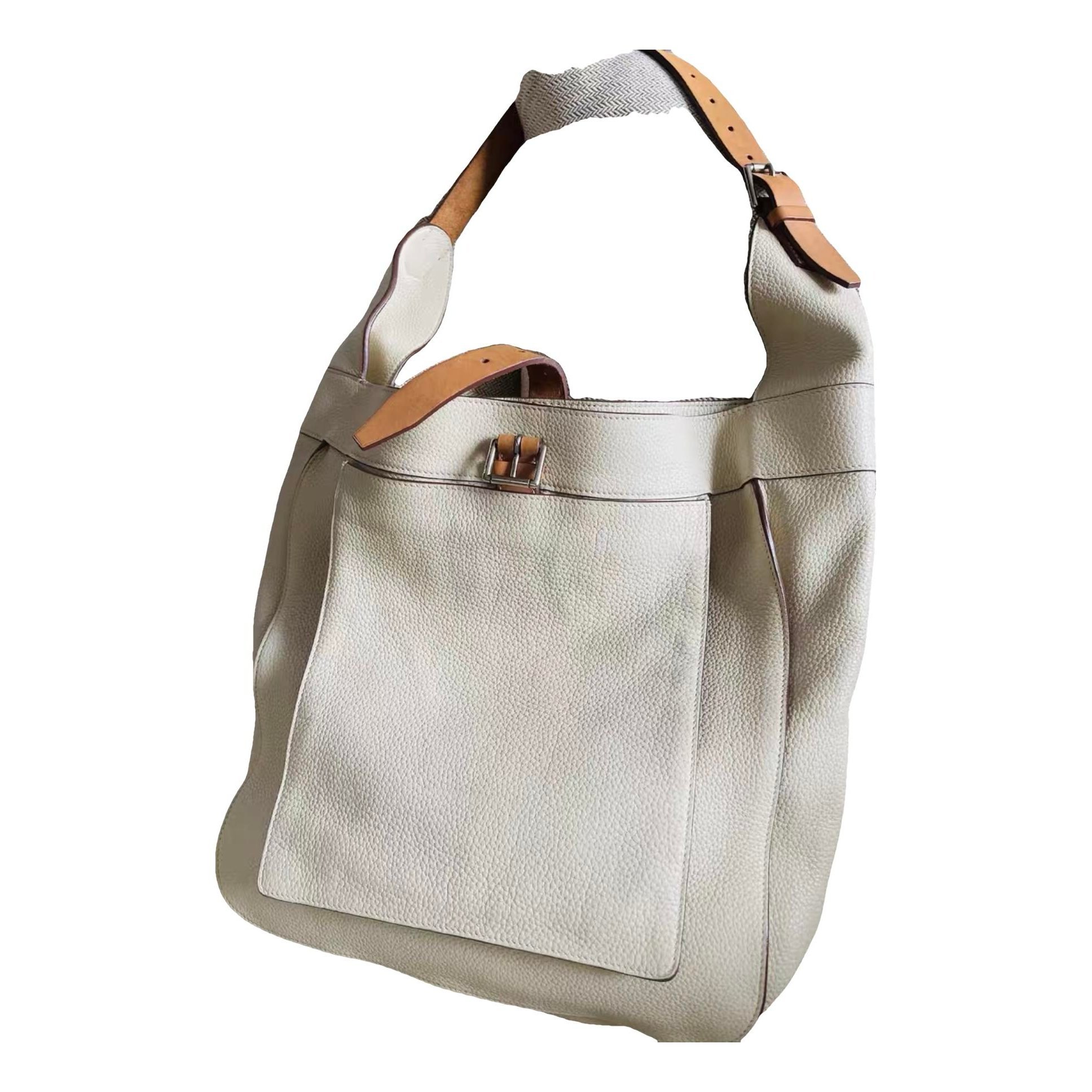 Hermes Marwari Handbag White
