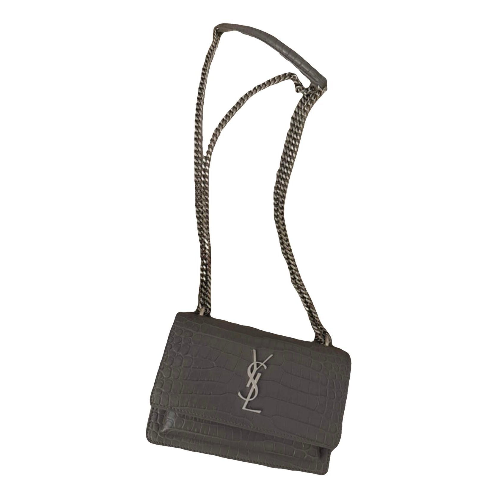 Sunset leather crossbody bag