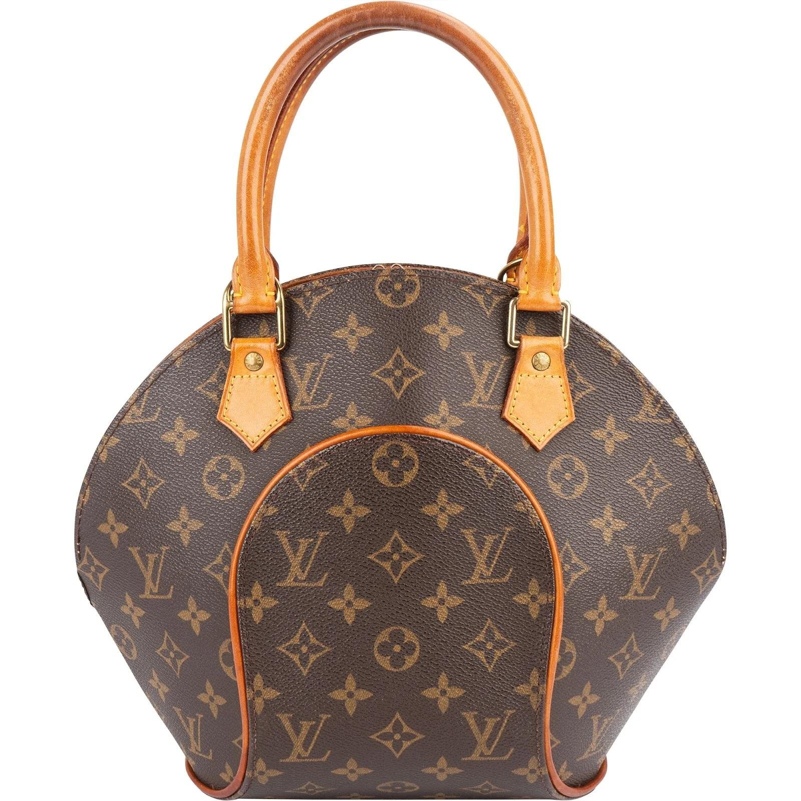 Ellipse leather handbag