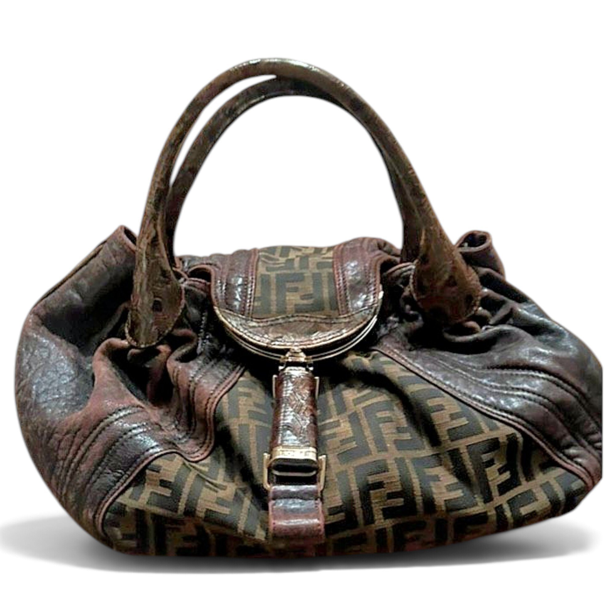 Spy leather handbag