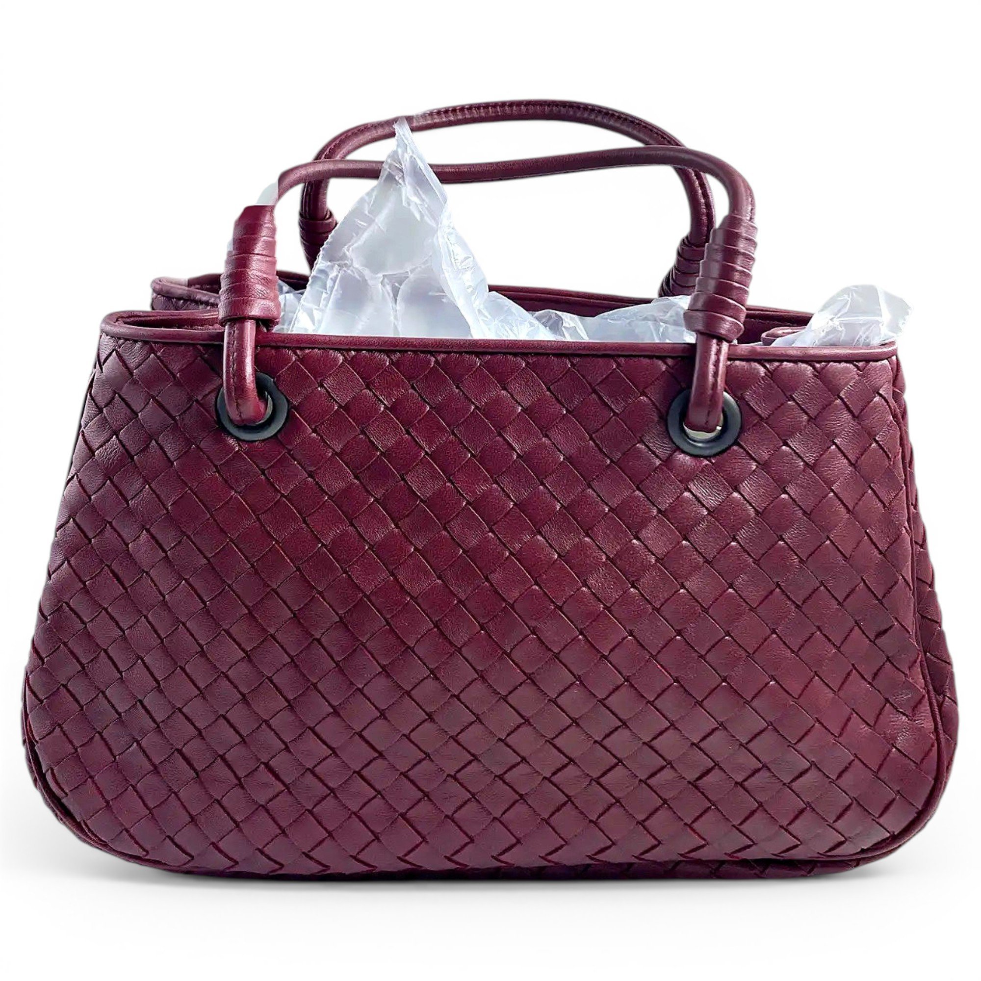 Parachute leather handbag
