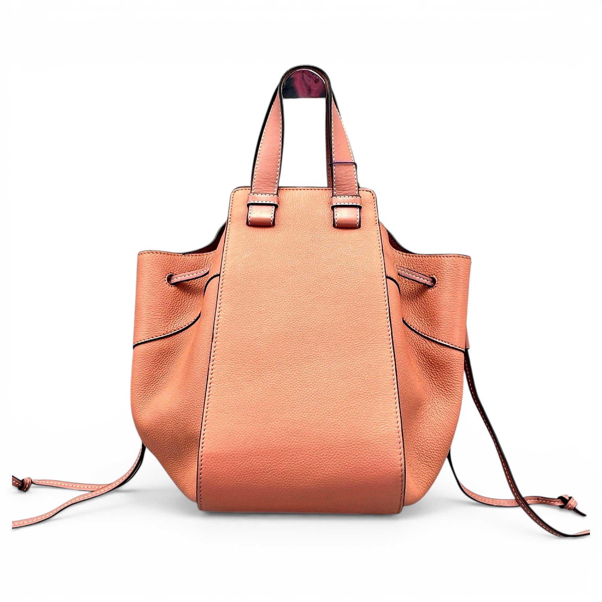 Hammock leather handbag