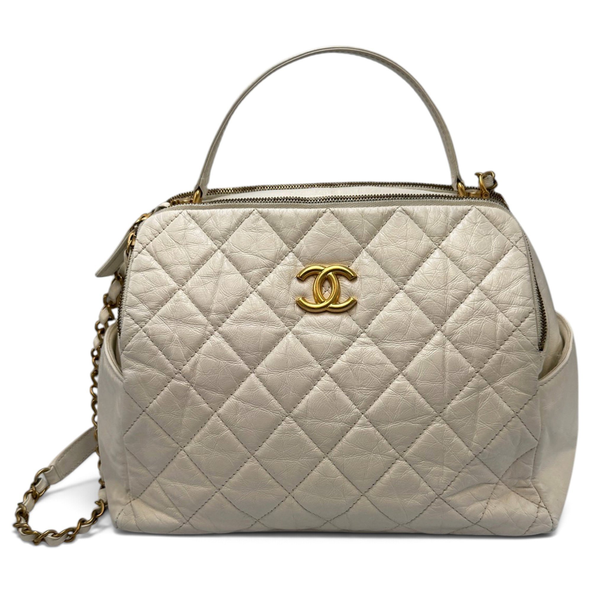 Leather handbag