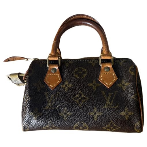 Nano Speedy / Mini HL leather handbag
