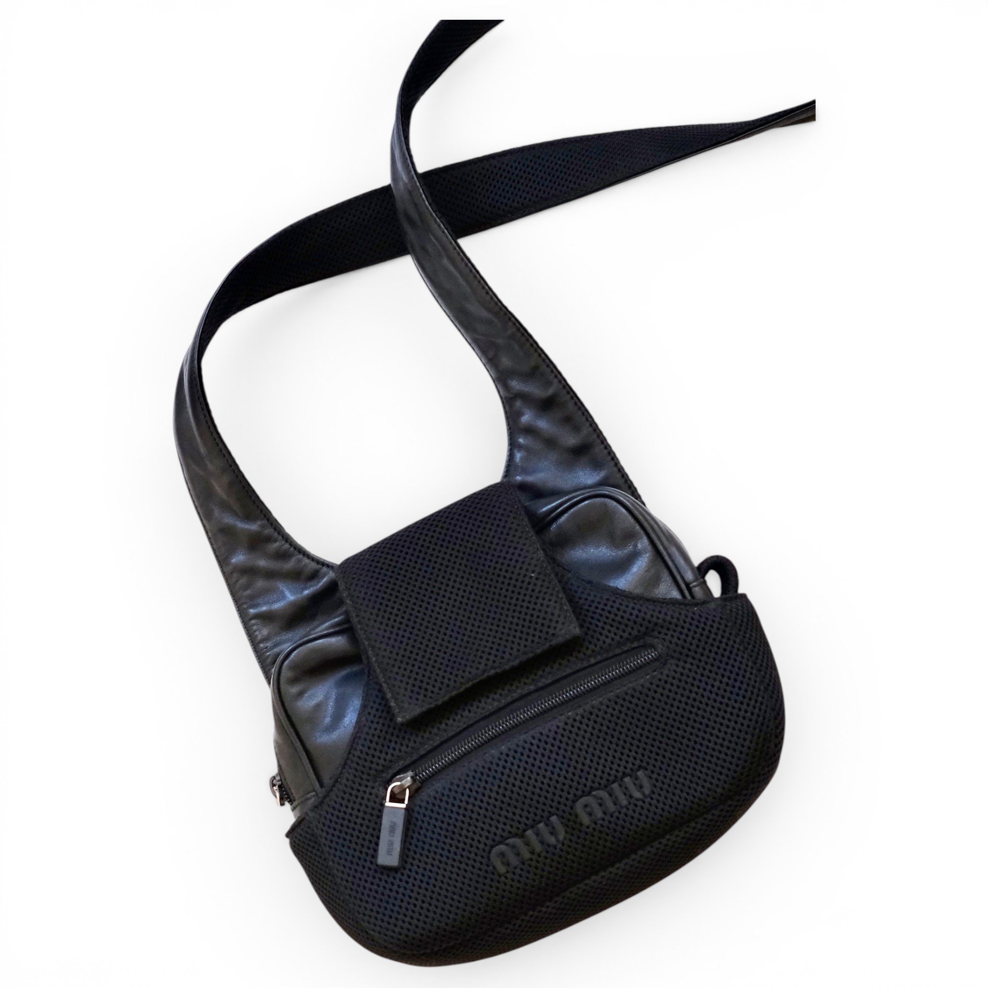 Leather crossbody bag
