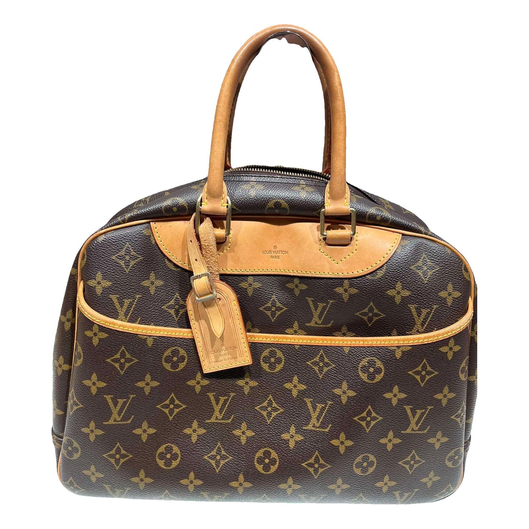 Deauville leather handbag