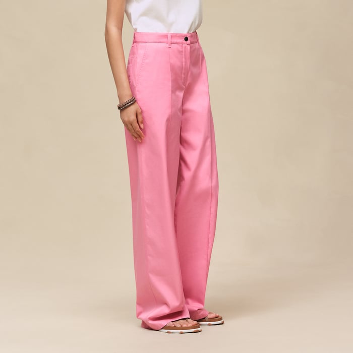 Rose Bonbon Loose Fit Pants