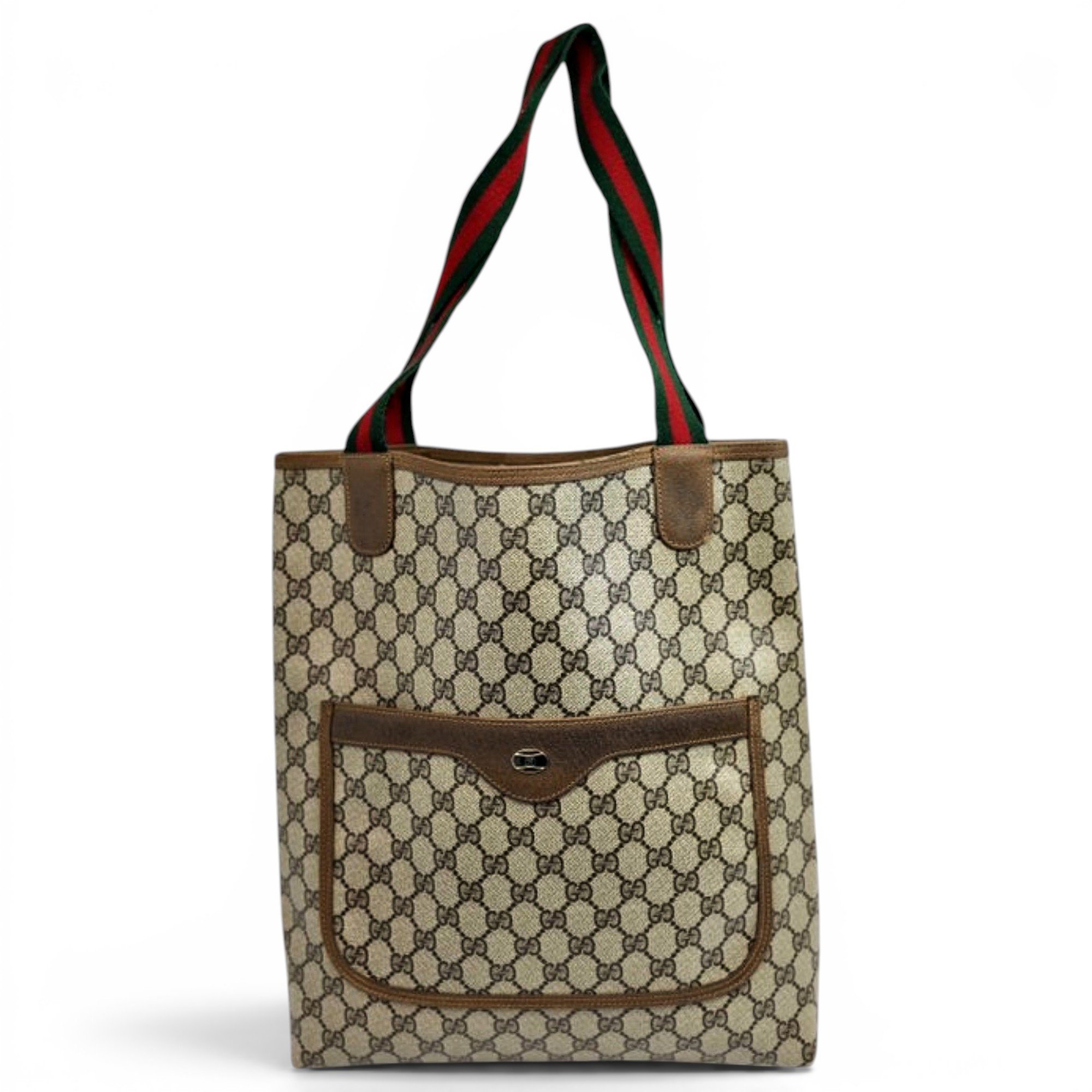 Leather tote