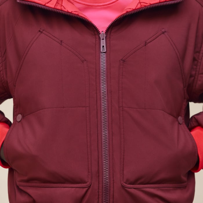 Rose Pivoine "Cahier Du Colporteur" Reversible Jacket