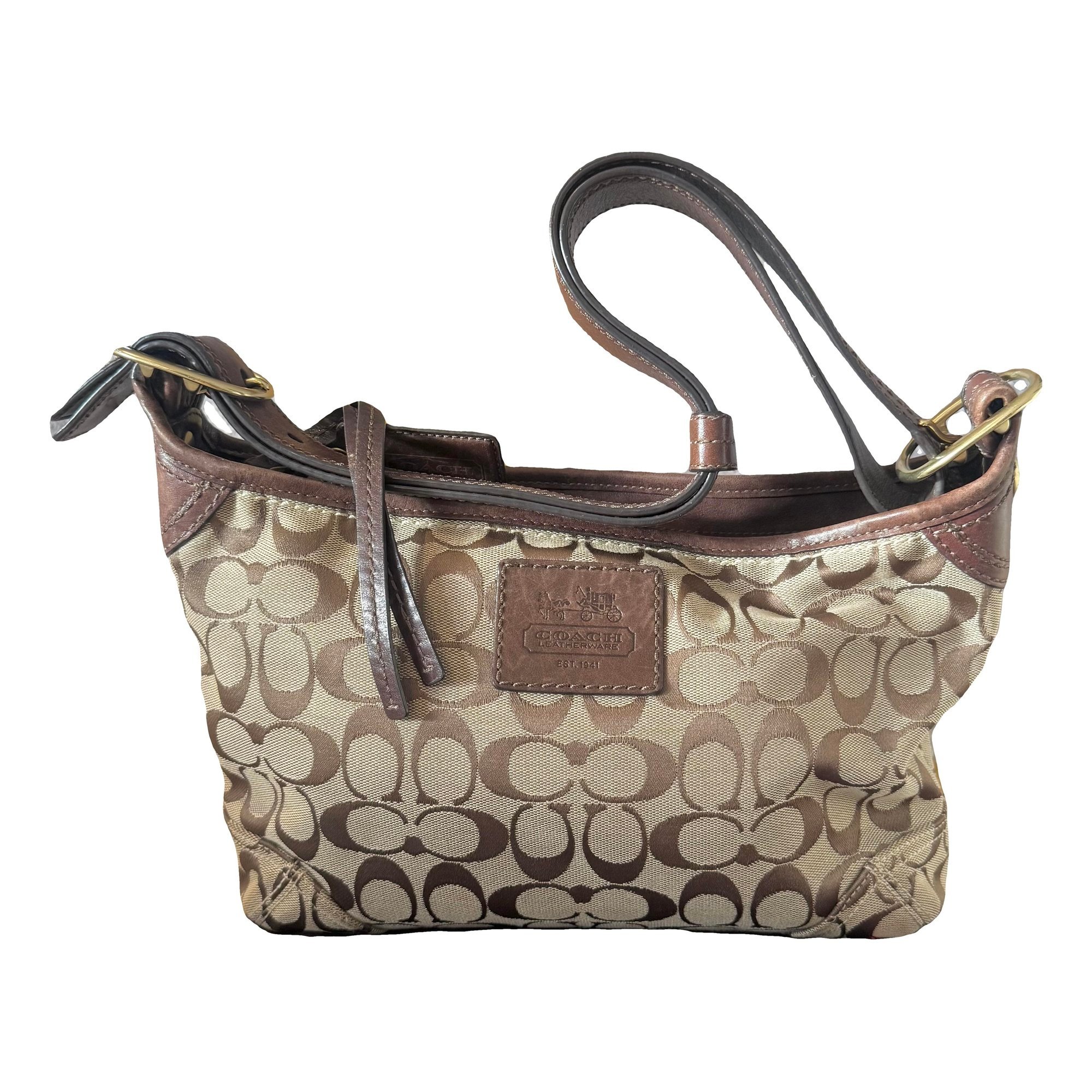 Signature Sufflette leather handbag