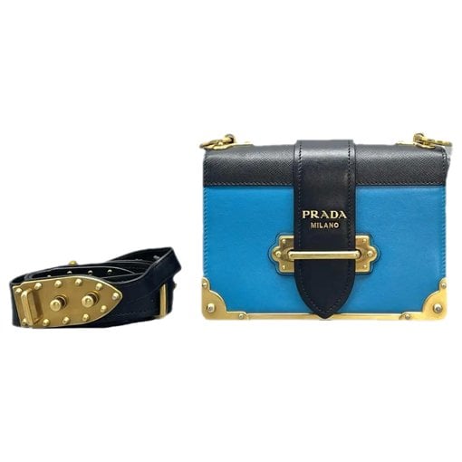 Cahier leather crossbody bag