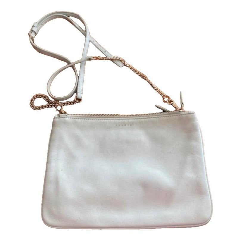 Sandro Leather clutch bag