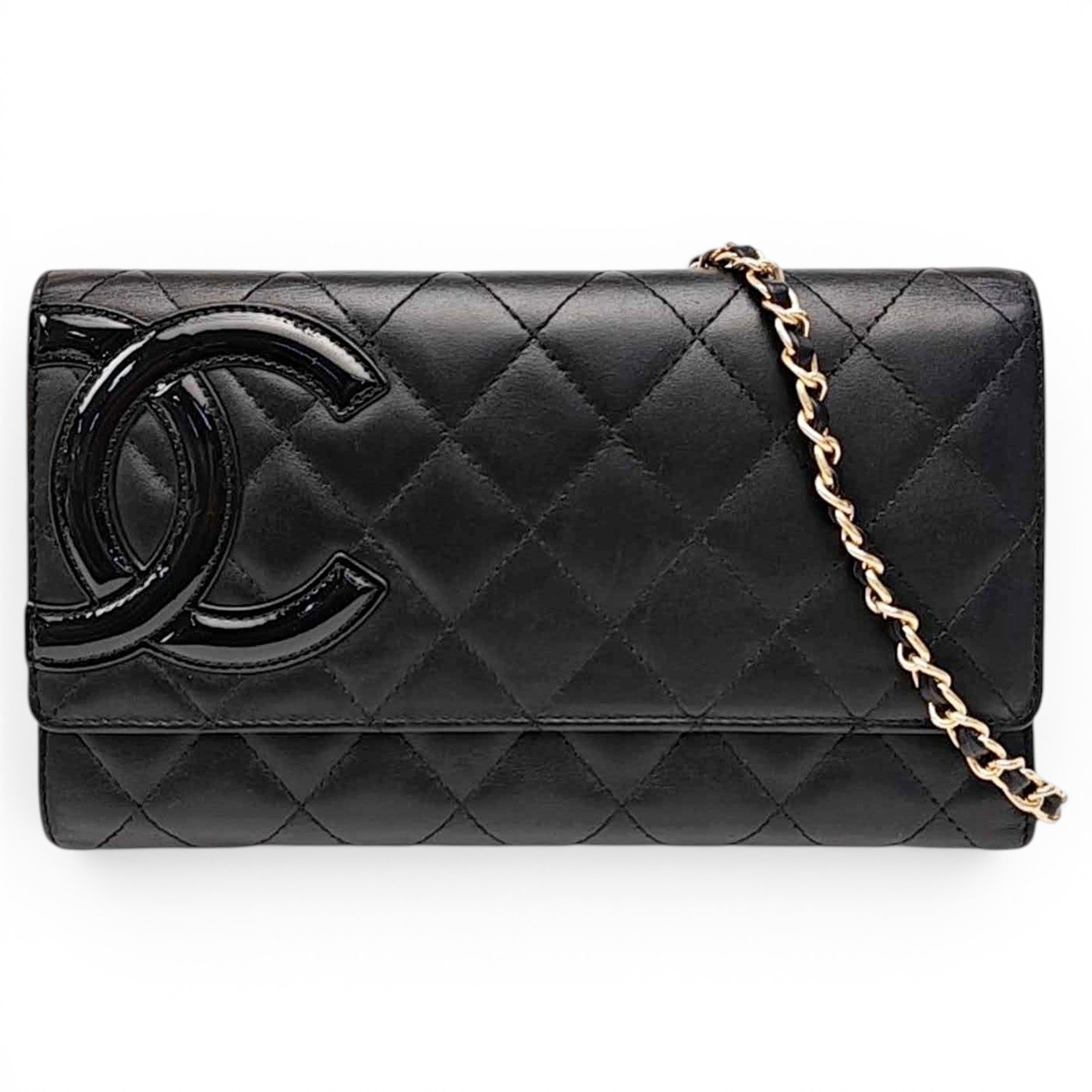 Wallet On Chain Cambon leather crossbody bag