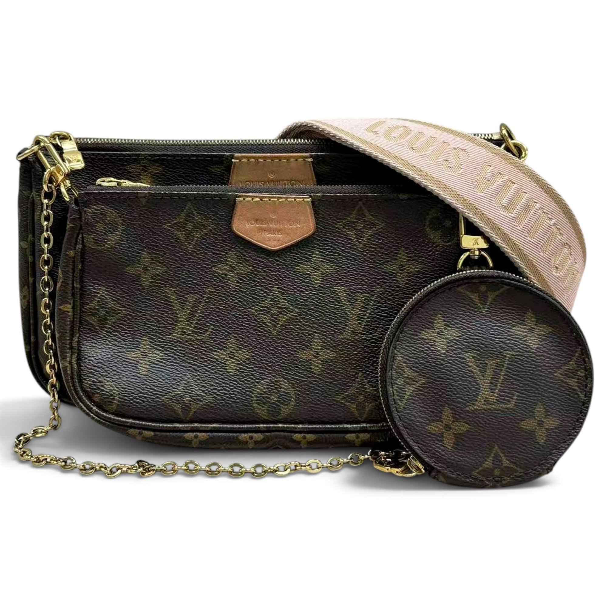Multi Pochette Accessoires leather crossbody bag