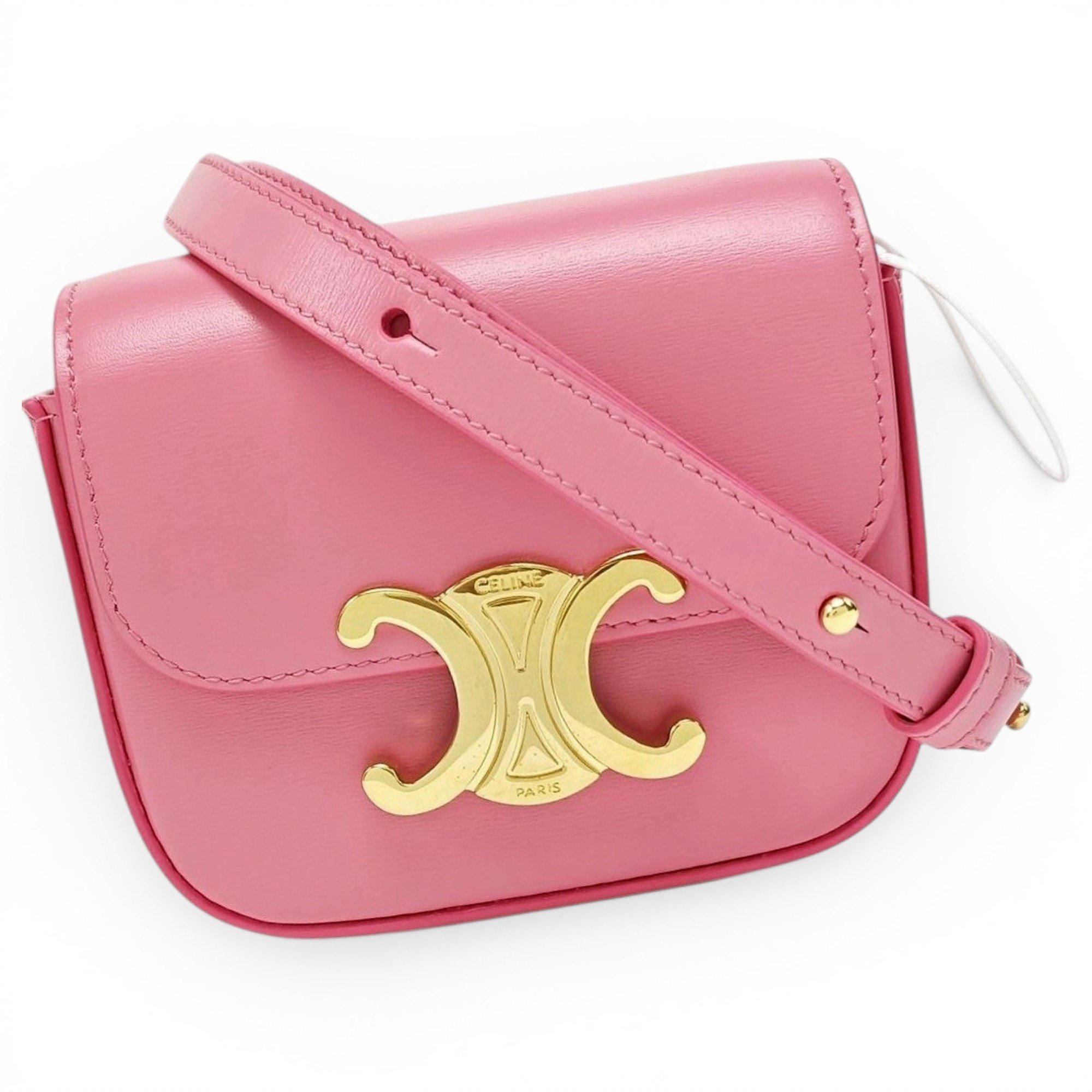 Triomphe leather handbag