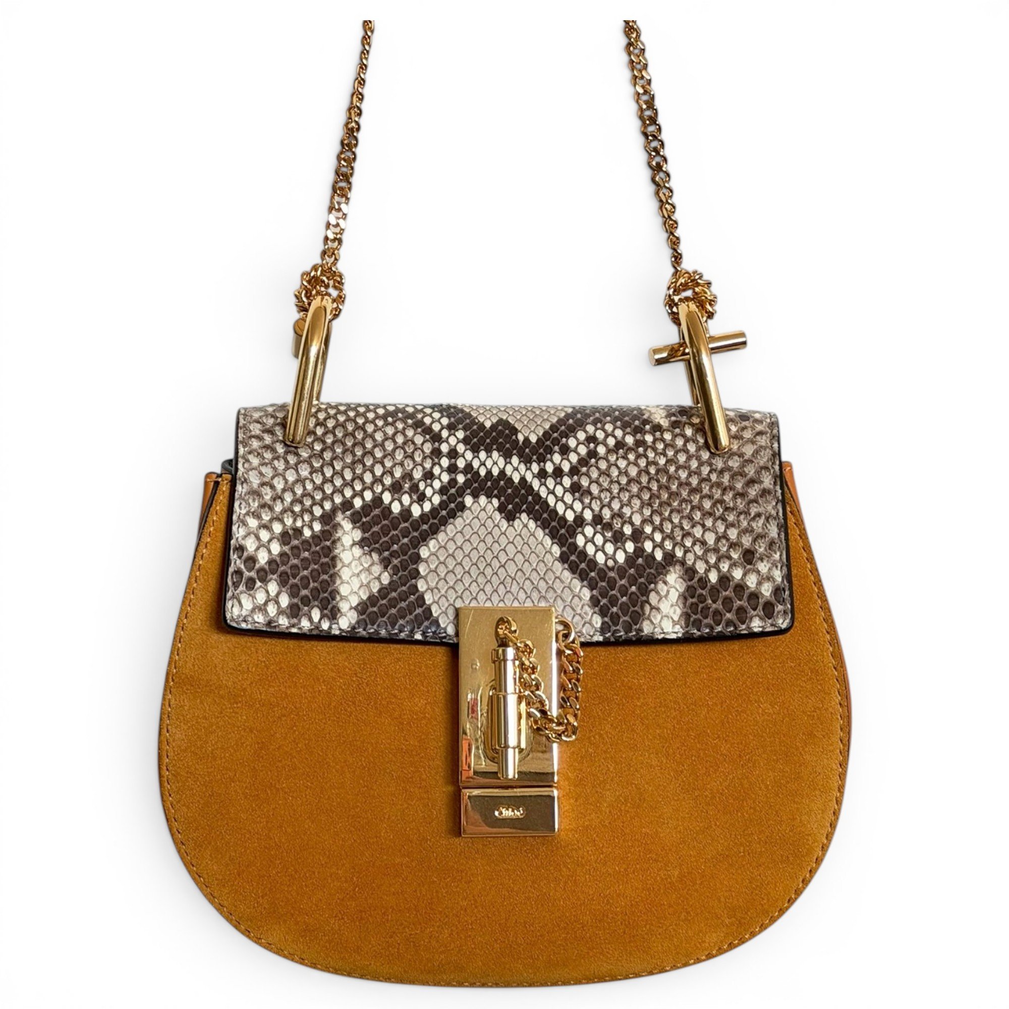 Drew leather crossbody bag