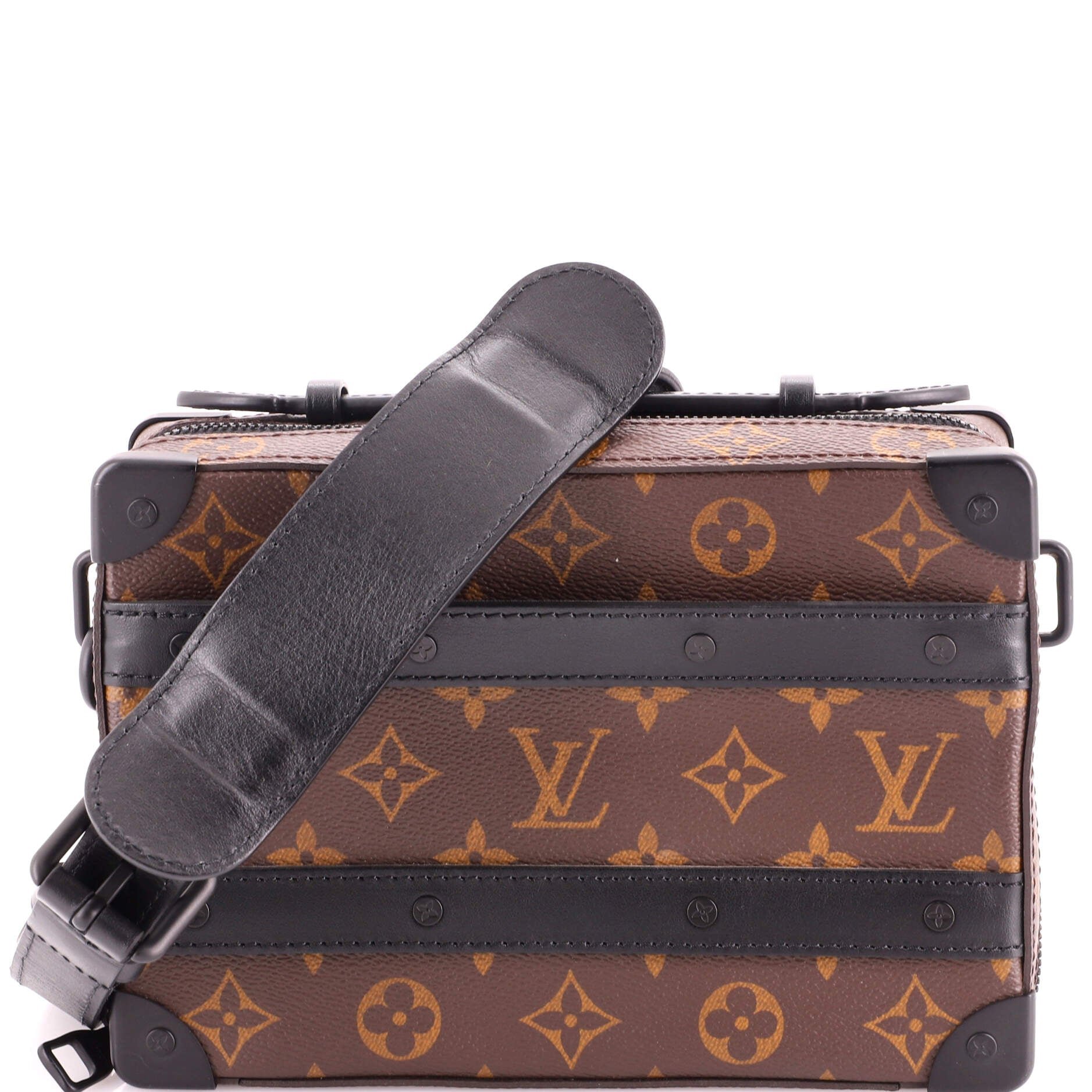 Handle Soft Trunk Bag Macassar Monogram Canvas
