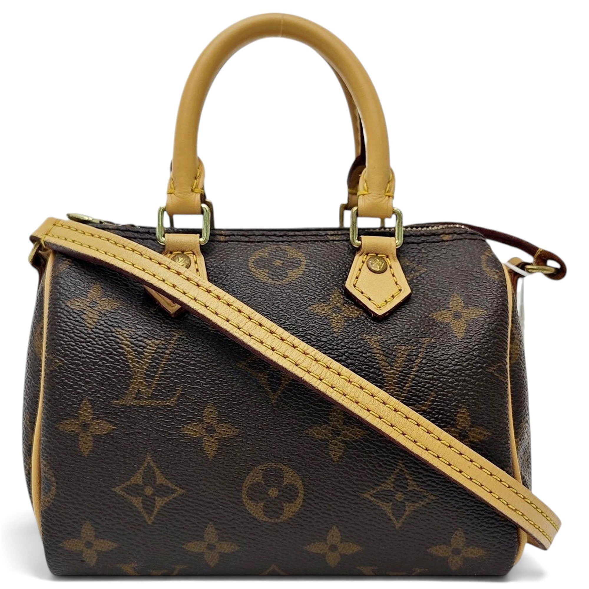 Nano Speedy / Mini HL leather handbag