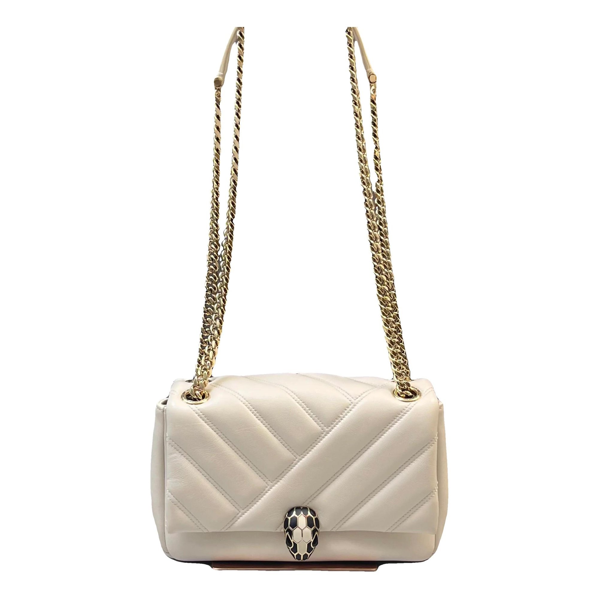 Serpenti leather mini bag