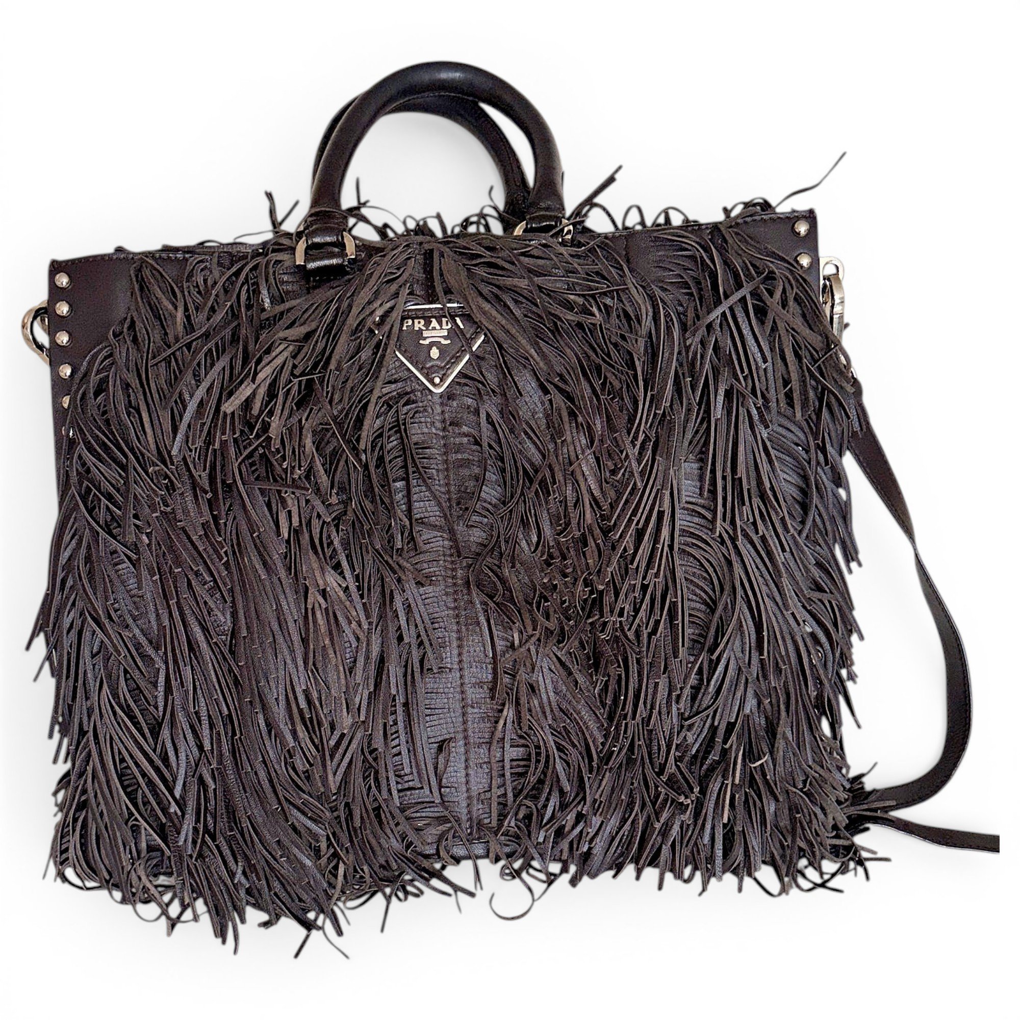 Leather handbag