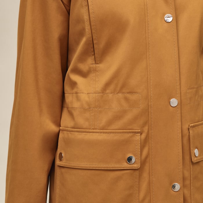 Marron Ocre Reversible Parka