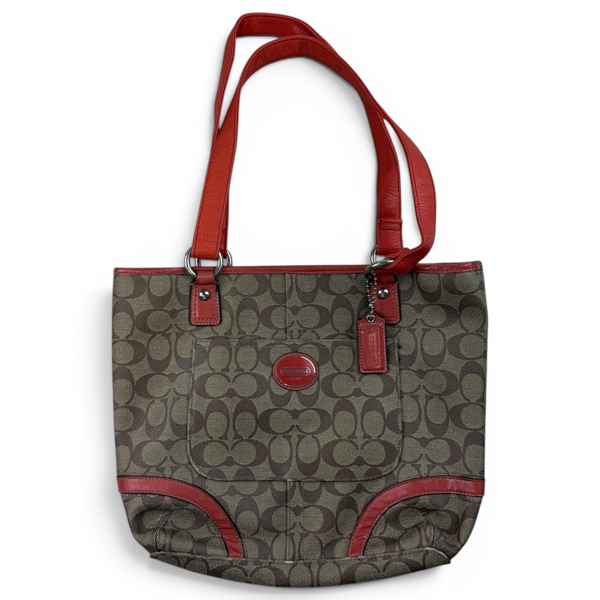Leather tote
