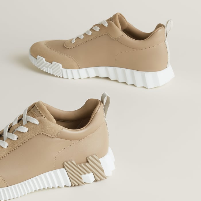 Beige Lin Bouncing Sneaker
