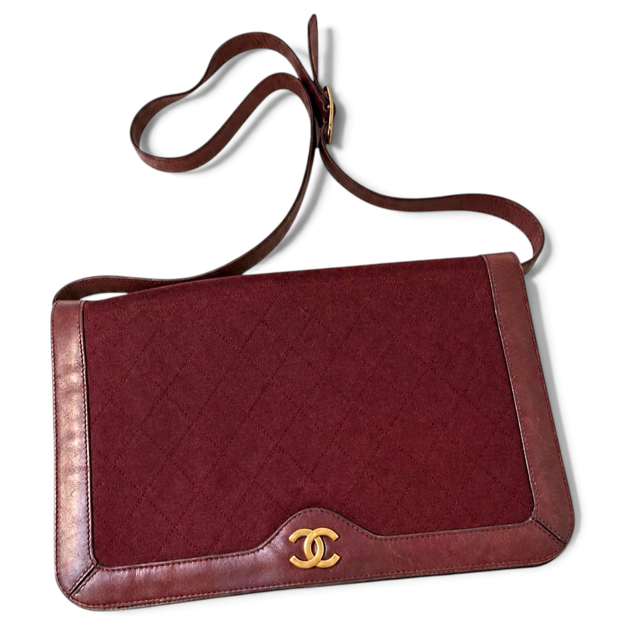Wallet On Chain Timeless/Classique cloth handbag
